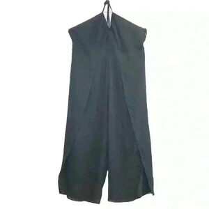 🌈 6/$60, Plus Size Eloqui Black Romper, Sleeveless, Black, 26